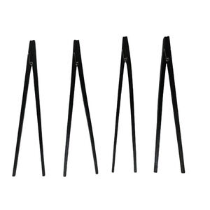 Chopsticks Set of Four Clothespins Training  Black